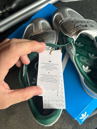 Adidas Samba LT W Plata y Verde