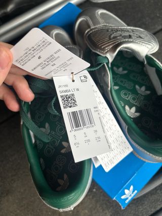Adidas Samba LT W Plata y Verde