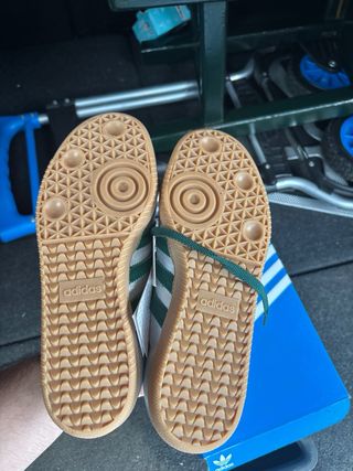 Adidas Samba LT W Plata y Verde
