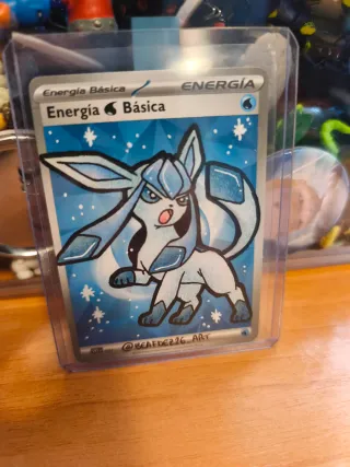 CARTA ARTE POKEMON *GLACEON* PERSONALIZADA!