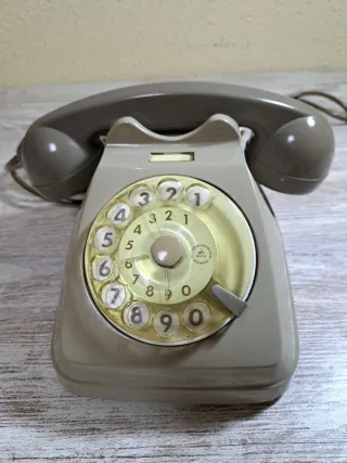 Teléfono Antiguo Siemens Beige Gris