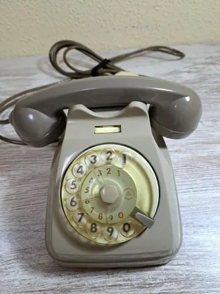 Teléfono Antiguo Siemens Beige Gris