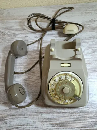 Teléfono Antiguo Siemens Beige Gris