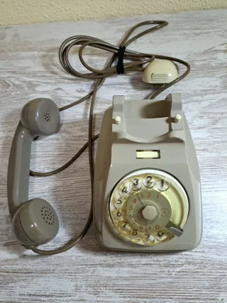Teléfono Antiguo Siemens Beige Gris