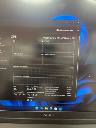 Portátil HP OMEN 16-AP0036NS-CM R9-8940HX #222CNY