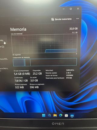 Portátil HP OMEN 16-AP0036NS-CM R9-8940HX #222CNY