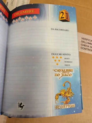 Diario Scolastico Cavalieri dello Zodiaco