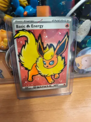 CARTA ARTE POKEMON *FLAREON* PERSONALIZADA!