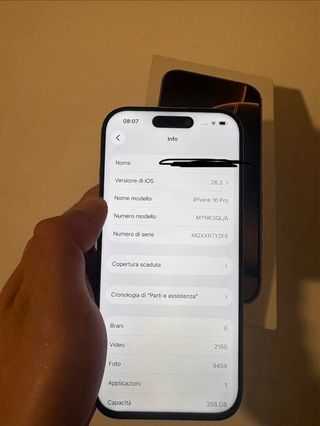 iPhone 16 Pro 256GB Oro