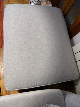 Sofá  chaise longue gris