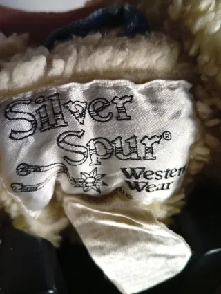 Giacca denim vintage foderata M 12/14 anni