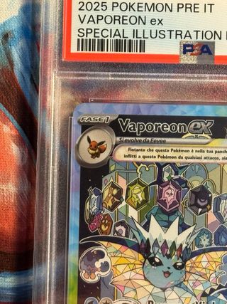 Vaporeon EX Special Illustration Rare PSA 9 ITA