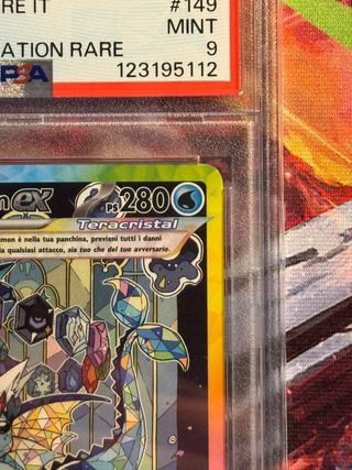 Vaporeon EX Special Illustration Rare PSA 9 ITA