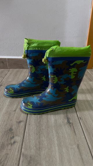 Botas de agua infantiles camuflaje n*34