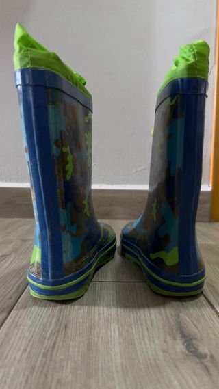 Botas de agua infantiles camuflaje n*34