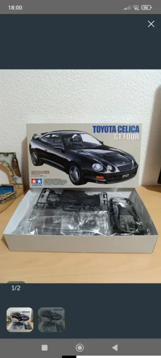 Maqueta Toyota Celica GT-Four 1:24