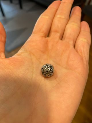 Charm Pandora diseño de espirales