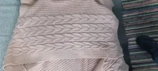 Chaqueta de punto rosa talla única
