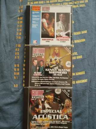 Lote 10 CDs Guitarra Total y Guitarrista