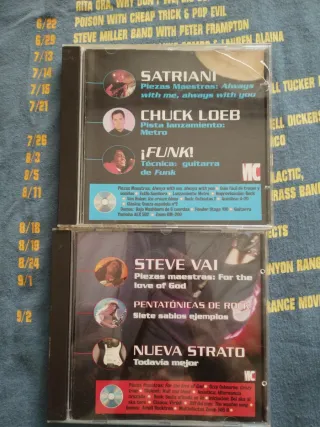 Lote 10 CDs Guitarra Total y Guitarrista