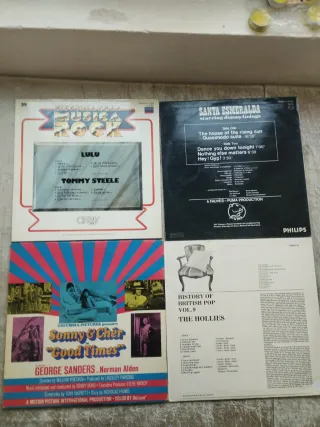 Lote 4 Vinilos Música Rock y Pop