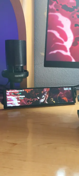 Pantalla Ajazz AKP02 Táctil Negra ¡NUEVA!