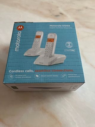 Teléfonos Motorola S120 Duplo Blancos