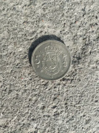 Moneda 5 Ptas 1975 España Juan Carlos I