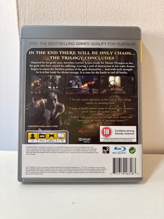 God of War III PS3 Platinum