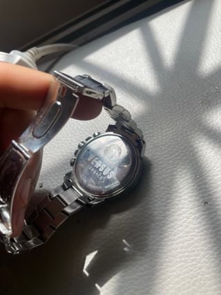Reloj Versus Versace Negro y Plateado