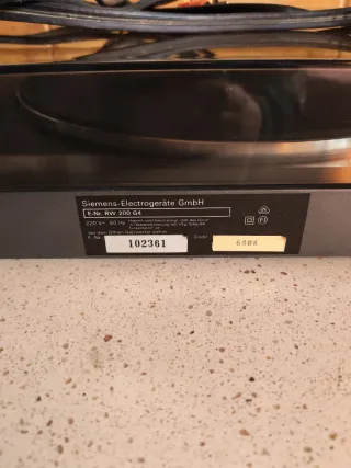 Giradischi vinile vintage Siemens