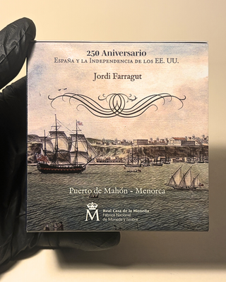 Moneda FNMT Jordi Farragut Independencia EE.UU.