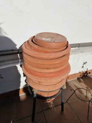 Conjunto Macetas plástico