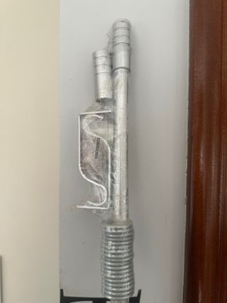 Kit Barra Cortina Plata 16mm (Nuevo)