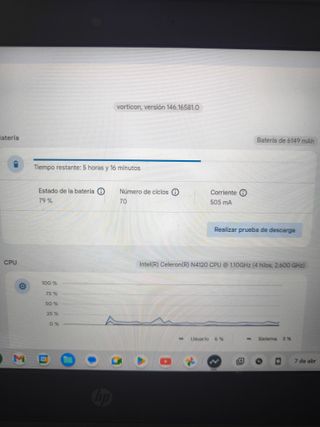 HP Chromebook reacondicionado. Entrega en mano