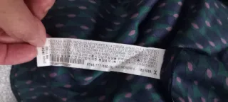 Blusa manga larga estampada