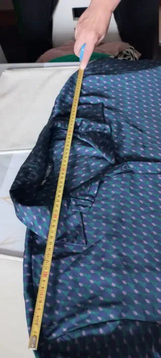 Blusa manga larga estampada