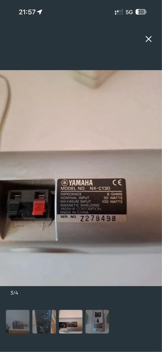 Altavoces yamaha  Home Cinema Gris
