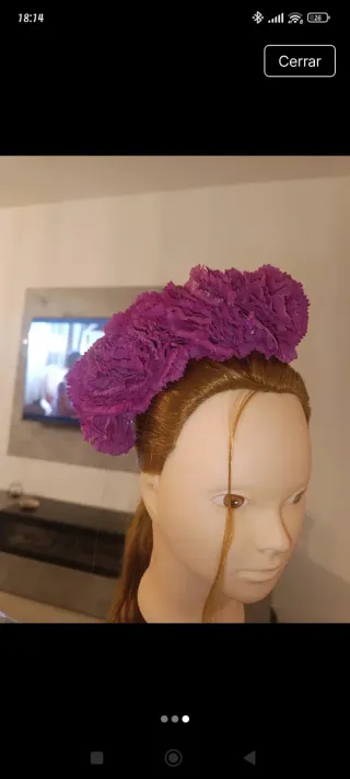 Ramillete de flores moradas