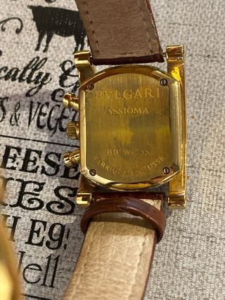 Reloj Bulgari Assioma Oro Marrón