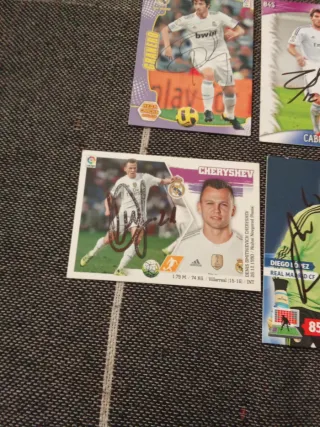 Cromos Firmados Real Madrid
