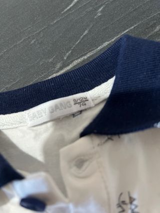 Tuta in velluto a coste con maglietta 9-12 mesi