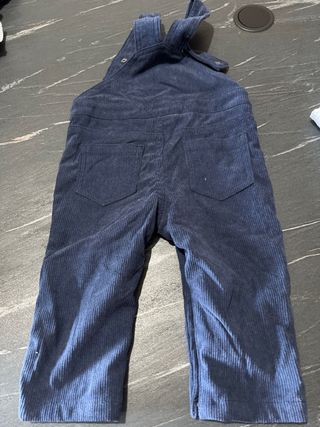 Tuta in velluto a coste con maglietta 9-12 mesi