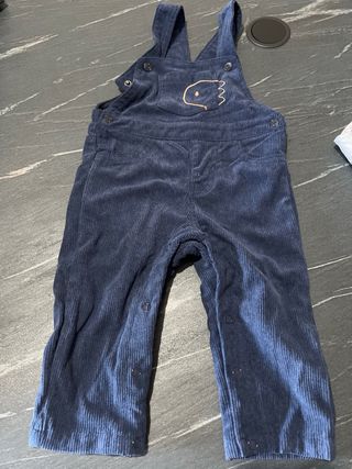 Tuta in velluto a coste con maglietta 9-12 mesi