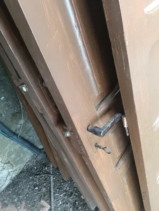 Puertas madera antiguas (7 unidades) sin marcos