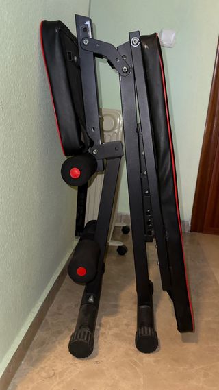 Banco de pesas Yoleo + Kit de mancuernas Decathlon