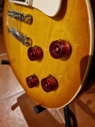 4 KNOBS AMBAR relic tipo CTS para Gibson