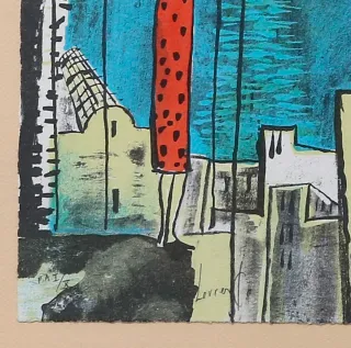 Didier Lourenço – Litografía P.A. firmada