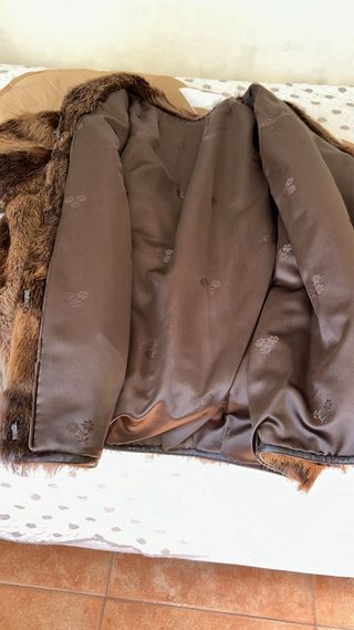 Abrigo de pelo auténtico