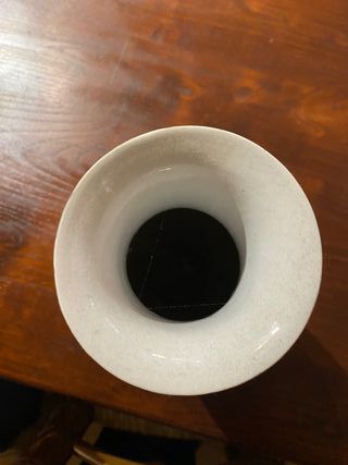 Vaso cinese decorato fiori blu